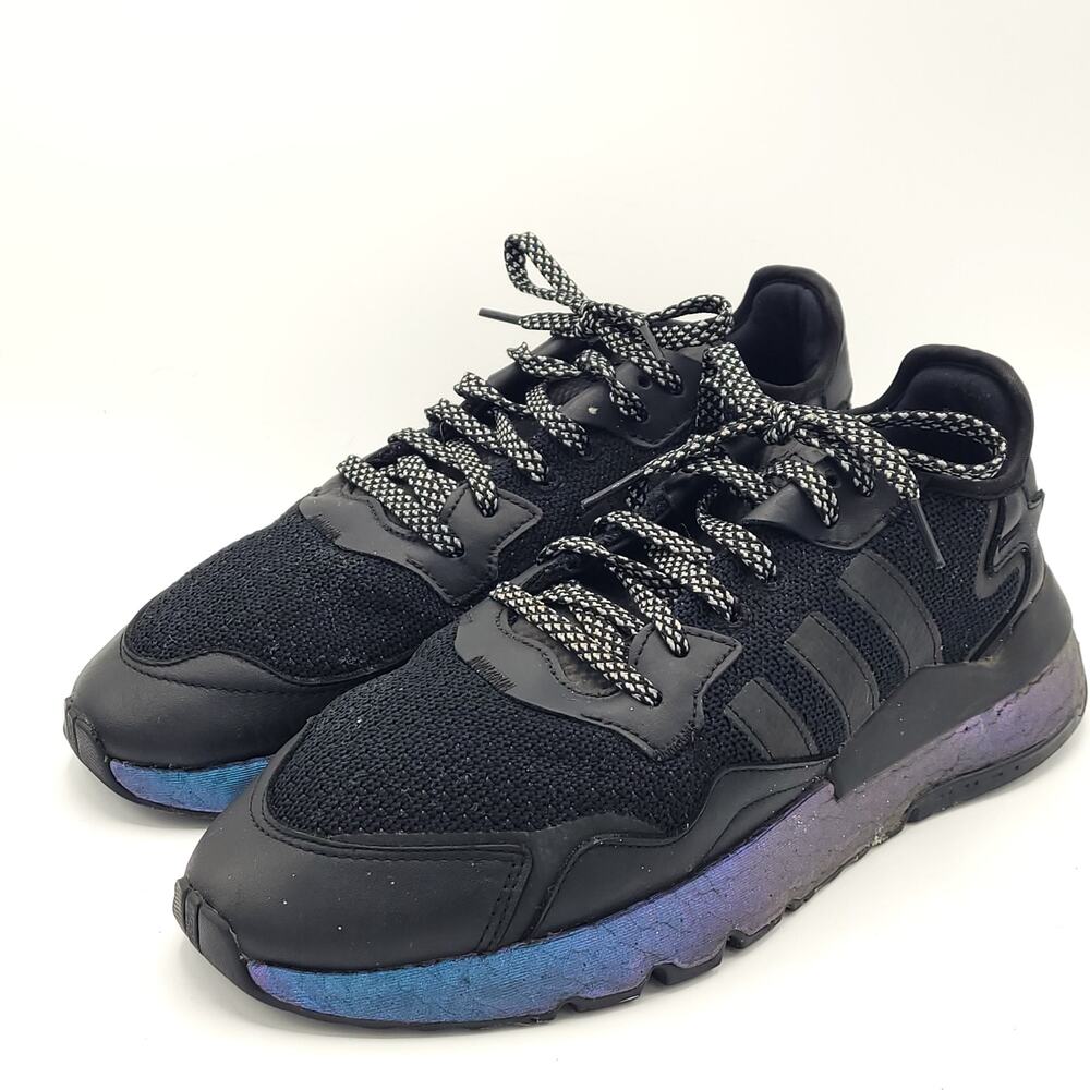Adidas Nite Jogger Metallic Blue Boost 2019  Knit men's size 11